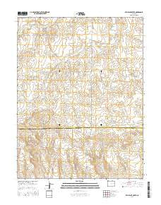 Bellyache Creek Colorado Current topographic map, 1:24000 scale, 7.5 X 7.5 Minute, Year 2016