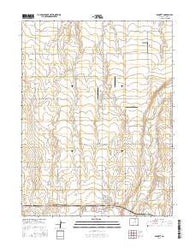 Bennett Colorado Current topographic map, 1:24000 scale, 7.5 X 7.5 Minute, Year 2016