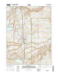 Berthoud Colorado Current topographic map, 1:24000 scale, 7.5 X 7.5 Minute, Year 2016