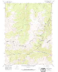 Berthoud Pass Colorado Historical topographic map, 1:24000 scale, 7.5 X 7.5 Minute, Year 1957