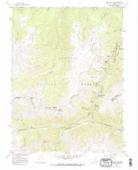 Berthoud Pass Colorado Historical topographic map, 1:24000 scale, 7.5 X 7.5 Minute, Year 1957