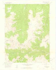 Berthoud Pass Colorado Historical topographic map, 1:24000 scale, 7.5 X 7.5 Minute, Year 1957