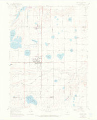 Berthoud Colorado Historical topographic map, 1:24000 scale, 7.5 X 7.5 Minute, Year 1960