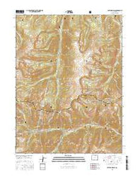 Berthoud Pass Colorado Current topographic map, 1:24000 scale, 7.5 X 7.5 Minute, Year 2016