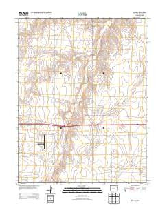Bethune Colorado Historical topographic map, 1:24000 scale, 7.5 X 7.5 Minute, Year 2013