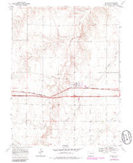 Bethune Colorado Historical topographic map, 1:24000 scale, 7.5 X 7.5 Minute, Year 1969