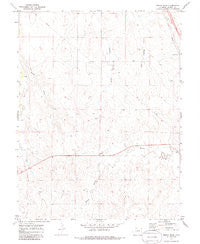 Beuck Draw Colorado Historical topographic map, 1:24000 scale, 7.5 X 7.5 Minute, Year 1970