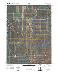 Beuck Draw Colorado Historical topographic map, 1:24000 scale, 7.5 X 7.5 Minute, Year 2010