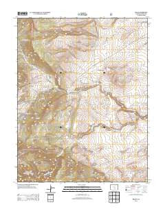 Beulah Colorado Historical topographic map, 1:24000 scale, 7.5 X 7.5 Minute, Year 2013
