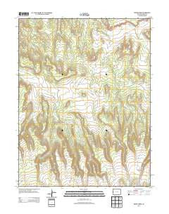 Bieser Creek Colorado Historical topographic map, 1:24000 scale, 7.5 X 7.5 Minute, Year 2013
