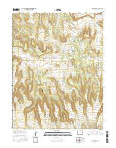 Bieser Creek Colorado Current topographic map, 1:24000 scale, 7.5 X 7.5 Minute, Year 2016