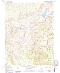 Big Beaver Reservoir Colorado Historical topographic map, 1:24000 scale, 7.5 X 7.5 Minute, Year 1966