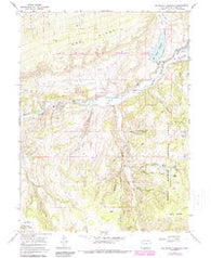 Big Beaver Reservoir Colorado Historical topographic map, 1:24000 scale, 7.5 X 7.5 Minute, Year 1966