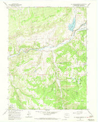 Big Beaver Reservoir Colorado Historical topographic map, 1:24000 scale, 7.5 X 7.5 Minute, Year 1966
