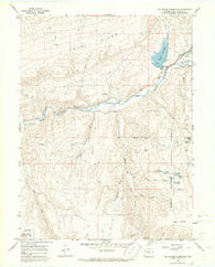 Big Beaver Reservoir Colorado Historical topographic map, 1:24000 scale, 7.5 X 7.5 Minute, Year 1966