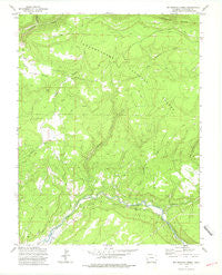 Big Bucktail Creek Colorado Historical topographic map, 1:24000 scale, 7.5 X 7.5 Minute, Year 1973