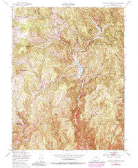 Big Bull Mountain Colorado Historical topographic map, 1:24000 scale, 7.5 X 7.5 Minute, Year 1951
