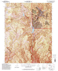 Big Bull Mountain Colorado Historical topographic map, 1:24000 scale, 7.5 X 7.5 Minute, Year 1994
