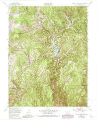 Big Bull Mountain Colorado Historical topographic map, 1:24000 scale, 7.5 X 7.5 Minute, Year 1951