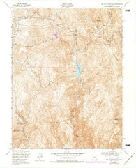 Big Bull Mountain Colorado Historical topographic map, 1:24000 scale, 7.5 X 7.5 Minute, Year 1951