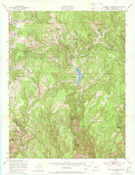 Big Bull Mountain Colorado Historical topographic map, 1:24000 scale, 7.5 X 7.5 Minute, Year 1951