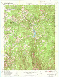Big Bull Mountain Colorado Historical topographic map, 1:24000 scale, 7.5 X 7.5 Minute, Year 1951