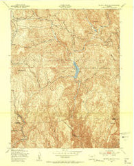 Big Bull Mountain Colorado Historical topographic map, 1:24000 scale, 7.5 X 7.5 Minute, Year 1951