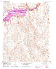 Big Mesa Colorado Historical topographic map, 1:24000 scale, 7.5 X 7.5 Minute, Year 1954