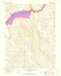 Big Mesa Colorado Historical topographic map, 1:24000 scale, 7.5 X 7.5 Minute, Year 1954