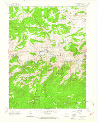 Big Narrows Colorado Historical topographic map, 1:24000 scale, 7.5 X 7.5 Minute, Year 1962
