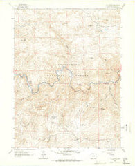 Big Narrows Colorado Historical topographic map, 1:24000 scale, 7.5 X 7.5 Minute, Year 1962