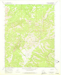 Big Soap Park Colorado Historical topographic map, 1:24000 scale, 7.5 X 7.5 Minute, Year 1965