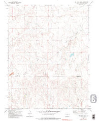 Big Spring Creek Colorado Historical topographic map, 1:24000 scale, 7.5 X 7.5 Minute, Year 1979