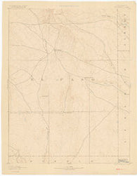 Big Springs Colorado Historical topographic map, 1:125000 scale, 30 X 30 Minute, Year 1893