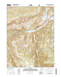 Big Beaver Reservoir Colorado Current topographic map, 1:24000 scale, 7.5 X 7.5 Minute, Year 2016