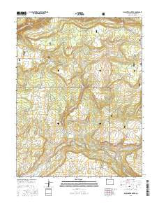 Big Bucktail Creek Colorado Current topographic map, 1:24000 scale, 7.5 X 7.5 Minute, Year 2016
