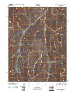 Big Foundation Creek Colorado Historical topographic map, 1:24000 scale, 7.5 X 7.5 Minute, Year 2010