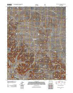 Big Hole Canyon Colorado Historical topographic map, 1:24000 scale, 7.5 X 7.5 Minute, Year 2011