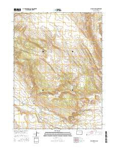 Big Joe Basin Colorado Current topographic map, 1:24000 scale, 7.5 X 7.5 Minute, Year 2016
