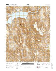 Big Mesa Colorado Current topographic map, 1:24000 scale, 7.5 X 7.5 Minute, Year 2016