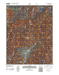 Big Soap Park Colorado Historical topographic map, 1:24000 scale, 7.5 X 7.5 Minute, Year 2011