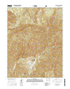 Big Soap Park Colorado Current topographic map, 1:24000 scale, 7.5 X 7.5 Minute, Year 2016