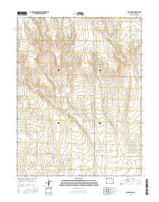 Big Spring Colorado Current topographic map, 1:24000 scale, 7.5 X 7.5 Minute, Year 2016