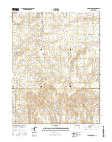 Big Spring Creek Colorado Current topographic map, 1:24000 scale, 7.5 X 7.5 Minute, Year 2016