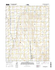 Big Springs Ranch Colorado Current topographic map, 1:24000 scale, 7.5 X 7.5 Minute, Year 2016