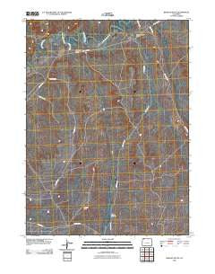 Bighole Butte Colorado Historical topographic map, 1:24000 scale, 7.5 X 7.5 Minute, Year 2010