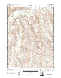 Bighole Butte Colorado Historical topographic map, 1:24000 scale, 7.5 X 7.5 Minute, Year 2013