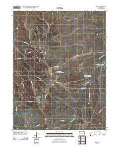 Bijou Colorado Historical topographic map, 1:24000 scale, 7.5 X 7.5 Minute, Year 2010