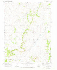 Bijou Basin Colorado Historical topographic map, 1:24000 scale, 7.5 X 7.5 Minute, Year 1970