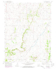 Bijou Basin Colorado Historical topographic map, 1:24000 scale, 7.5 X 7.5 Minute, Year 1970
